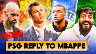 PSG Humbled Mbappe  Ronaldo wants Real Madrid players  Manchester united is confused  Barcelona [upl. by Dixil]