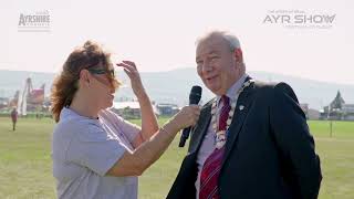 The International Ayr Show  Festival of Flight Interview with Provost Iain Campbell [upl. by Ruvolo]