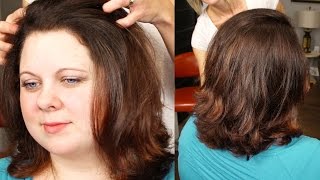 SUBTLE RED BALAYAGE HIGHLIGHT TECHNIQUE ON CURLY HAIR [upl. by Grochow]