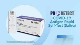 ProDetect Saliva Self Test  Now Everyone Can Test [upl. by Potts509]