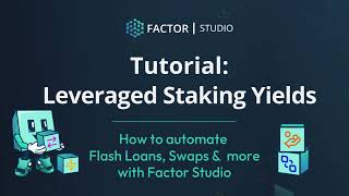 How to Create Leveraged Staking Yield Strategies  DeFi Tutorial  Factor Studio [upl. by Arama76]