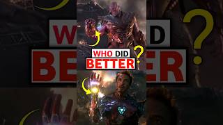 IronMan vs Thanos who did best marvel thanos ironman [upl. by Latsyk419]