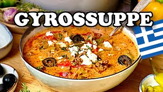 Gyrossuppe Rezept aus dem Dutch Oven  für die Party oder Familie  Die Frau am Grill [upl. by Nixie]