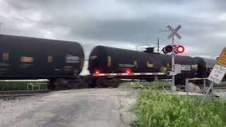 N 500 E Rd Grade Crossing Morrisonville IL [upl. by Ariaek30]