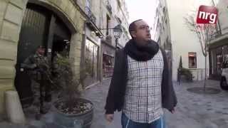 Jew walking in Paris with Hidden Camera AntiSemitism Exposed [upl. by Ahidam]