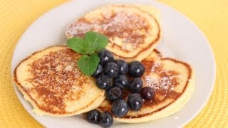 Ricotta Pancakes Recipe  Laura Vitale  Laura in the Kitchen Episode 560 [upl. by Needan]