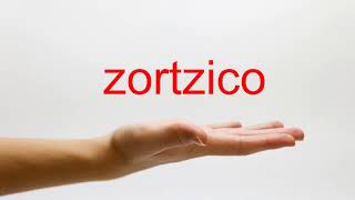 How to Pronounce zortzico  American English [upl. by Ciredor]