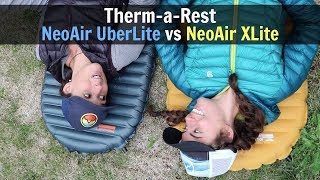 ThermaRest NeoAir UberLite vs NeoAir XLite [upl. by Parke719]