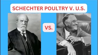 Schechter Poultry v US and Nondelegation Doctrine Explained [upl. by Sukcirdor]