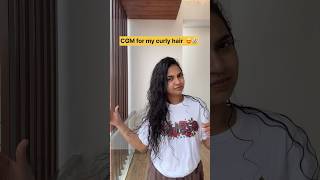 I tried the CGM for my hair and it worked 😍haircare tamil tamilvlog curlyhair grwm hairtips [upl. by Ispep93]