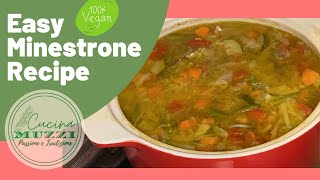 EASY MINESTRONE RECIPE  CUCINA MUZZI Joan Muzzi easyrecipe italian cucinaitaliana [upl. by Hochman]