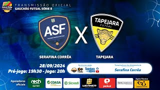 Campeonato Gaúcho Série quotBquot  ASF X Tapejara Futsal [upl. by Carolus540]