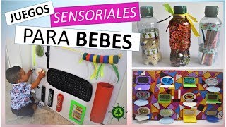 Juegos Sensoriales para BEBES  Tablero Montessori  Botellas sensoriales [upl. by Harlamert]