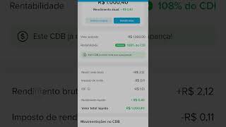 📈 Rendimento do CDB do Mercado Pago a 108 do CDI 5º Dia 💰 [upl. by Okikuy]