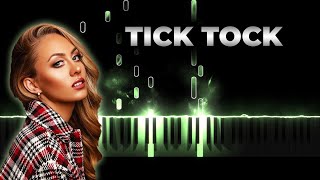 Albina  Tick Tock  Eurovision 2021 Croatia  Piano Karaoke Cover Instrumental [upl. by Uamak]