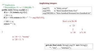 Stepwise refinement Anglicizing an integer [upl. by Ibba162]