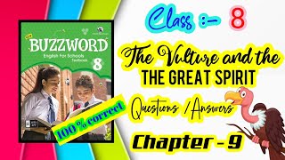 Buzzwordclass 8 The Vulture and The Great Spirit Questions and answersstudents trending [upl. by Netloc691]