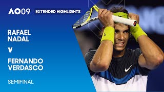 Rafael Nadal v Fernando Verdasco Extended Highlights  Australian Open 2009 Semifinal [upl. by Lunt255]