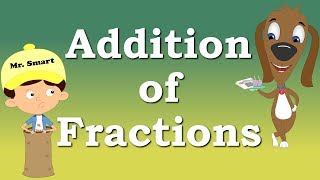 Addition of Fractions  aumsum kids science education children [upl. by Cirre252]