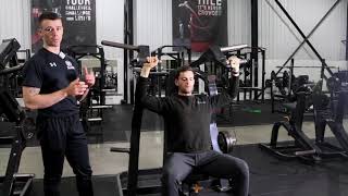 Plate Loaded Shoulder Press [upl. by Clarise]