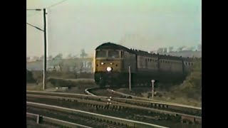 British Rail 1987  47221 at Barkston South Junction ECML [upl. by Narej]