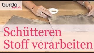 burda style – Leicht fransenden Stoff verarbeiten [upl. by Akirdnuhs664]