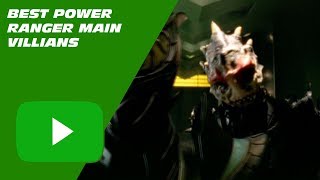 Top Ten 24 Best Power Rangers Main Villiains [upl. by Thurber]