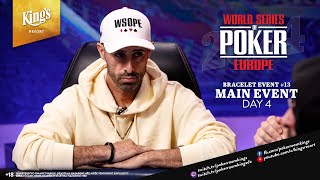 🏆 WSOPE 2024 Main Event Day 4  €13M for 1st  live from Kings Resort 👑 [upl. by Assirrec]