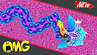 Snakeio Game Snake Games Volcanic Bloom new Event Hahalua the best Snake this event Snakeio🐍 GAME [upl. by Ellehcsor]