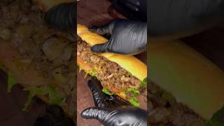 How To Make A Chopped Cheese Sandwich shorts [upl. by Assenaj]