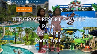 The Grove Resort amp Water Park Hotel Room Tour [upl. by Stelle]