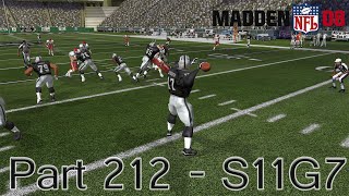 Lets Play Madden 08 Superstar Mode  Part 212 S11G7 [upl. by Ydwor982]