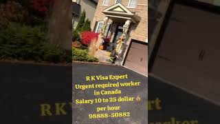 Job in Canada Urgent required worker in Canada [upl. by Thia128]