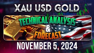 Latest Recap XAUUSD GOLD Forecast and Technical Analysis for November 5 2024 [upl. by Magnien]