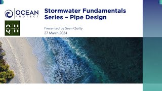 Stormwater Fundamentals Series – Pipe Design [upl. by Nyberg]