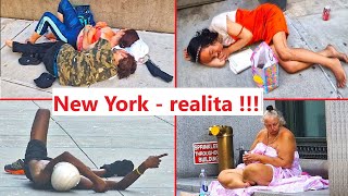 Bezdomovci 😒 New York 🤔😥 tvrdá realita 😒 [upl. by Hnim]