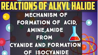 MECHANISM OF FORMATION OF ACIDAMINEAMIDE FROM CYANIDE AND FORMATION OF ISOCYANIDE [upl. by Sophey]