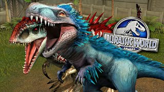 Super Yudon Vs Indominus Rex Super Dinossauros Africanos  Jurassic World o Jogo The Game [upl. by Adnicaj698]