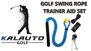 KALAUTO Golf Rope Swing Trainer Set [upl. by Letnohs]