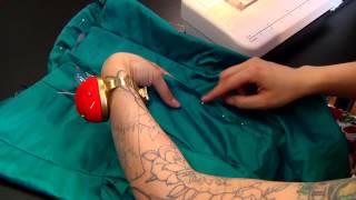 How To Easily Install Dress Zippers Using Top Stitching with Gretchen Hirsch [upl. by Ellevehc]