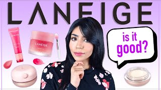 Which is Best Laneige Lip Sleeping Mask  Glowy Balm  Lip Treatment Balm  Swatches  Review [upl. by Anastassia]