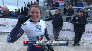 IBSF Womens skeleton Heat 2 Winterberg 20222023 Worldcup 4 [upl. by Anippesuig]