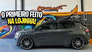 JEEP COMPASS S MONTADO COM SUSPENSÃO A AR SOB MEDIDA  Concept Suspensões 🏁 [upl. by Nnewg]