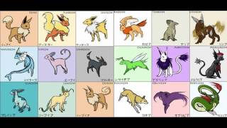 Nuevas evoluciones de Eevee  Septima Generación FAKE [upl. by Lose]