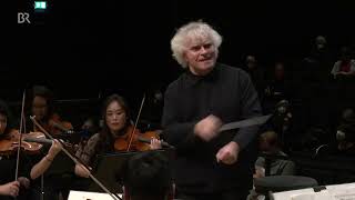 Simon Rattle conducts Mahler Symphony No 9 with the BRSO [upl. by Limbert]