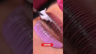 Lash lift tutorial beautiful beauty lashes lashlift shorts horbacholli [upl. by Alahcim]