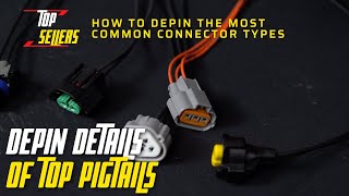 How to depin automotive electrical wiring harness connectors the details [upl. by Aronson]