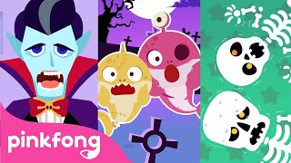 BEST 🎃 Halloween Songs for Kids 👻  Chumbala Halloween Bus Monster Finger Family  Pinkfong [upl. by Matthews]