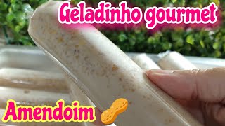 Geladinho gourmet Amendoim 🥜 com chocolate 🍫😋 [upl. by Akcire]