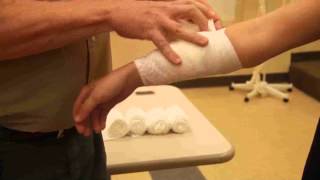 Bandaging Pressure Bandage [upl. by Kathlin]